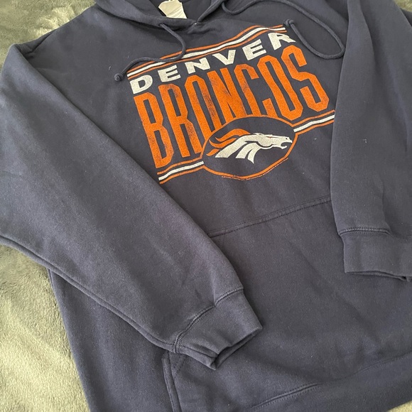 #216 DENVER BRONCOS FAN FOOTBALL HOODIE SIZE XXL - Picture 6 of 12